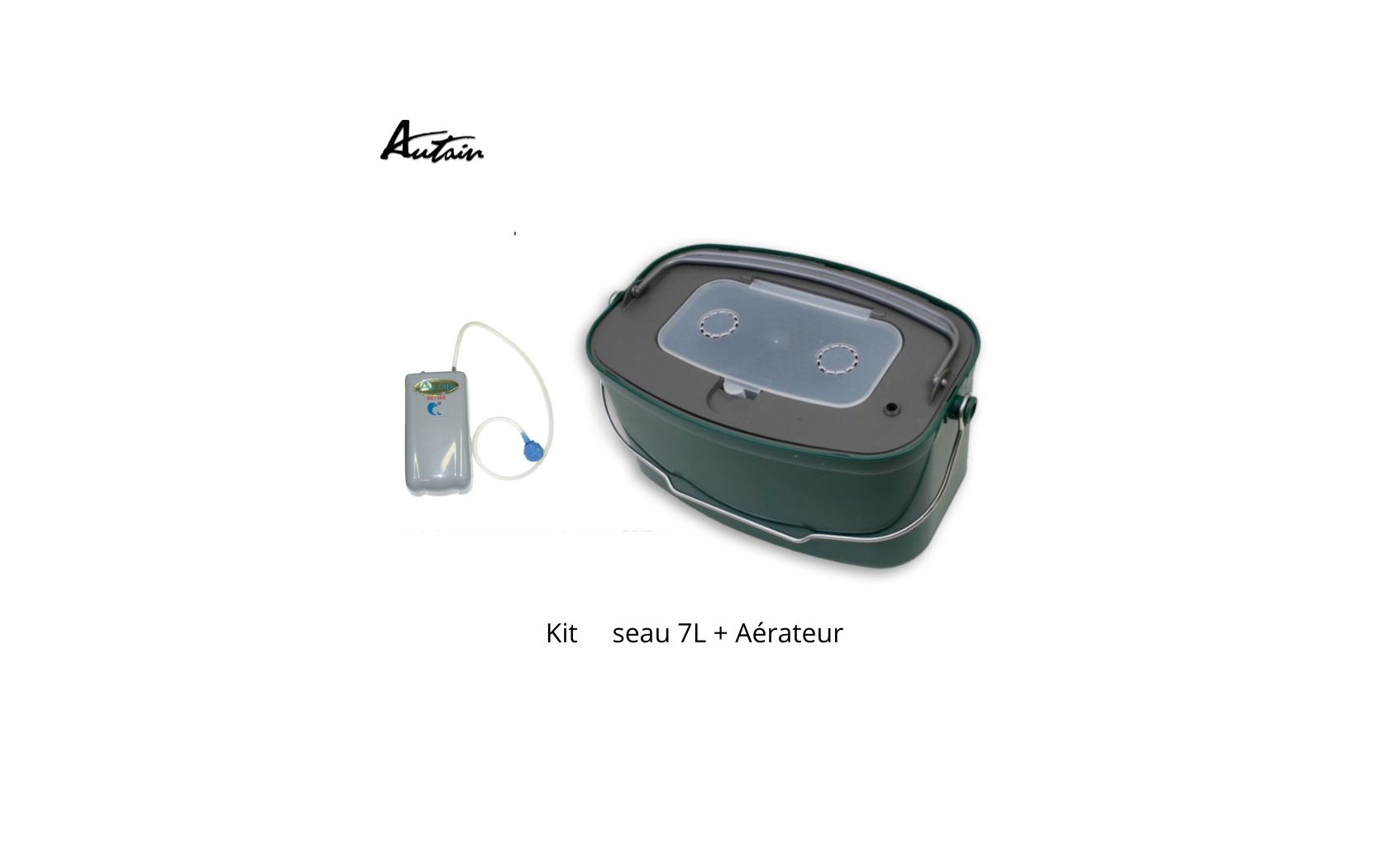 Kit Seau Vivier 7 Litres +Aérateur ZH800 Autain