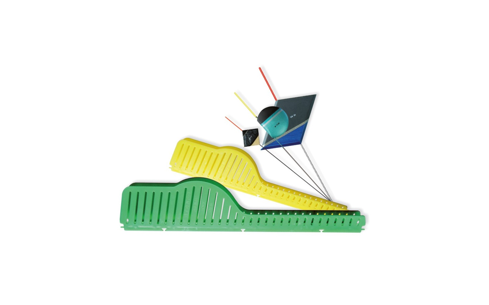 Plioir Flotteurs plats Sachet de 4 - 42 cm  Stonfo