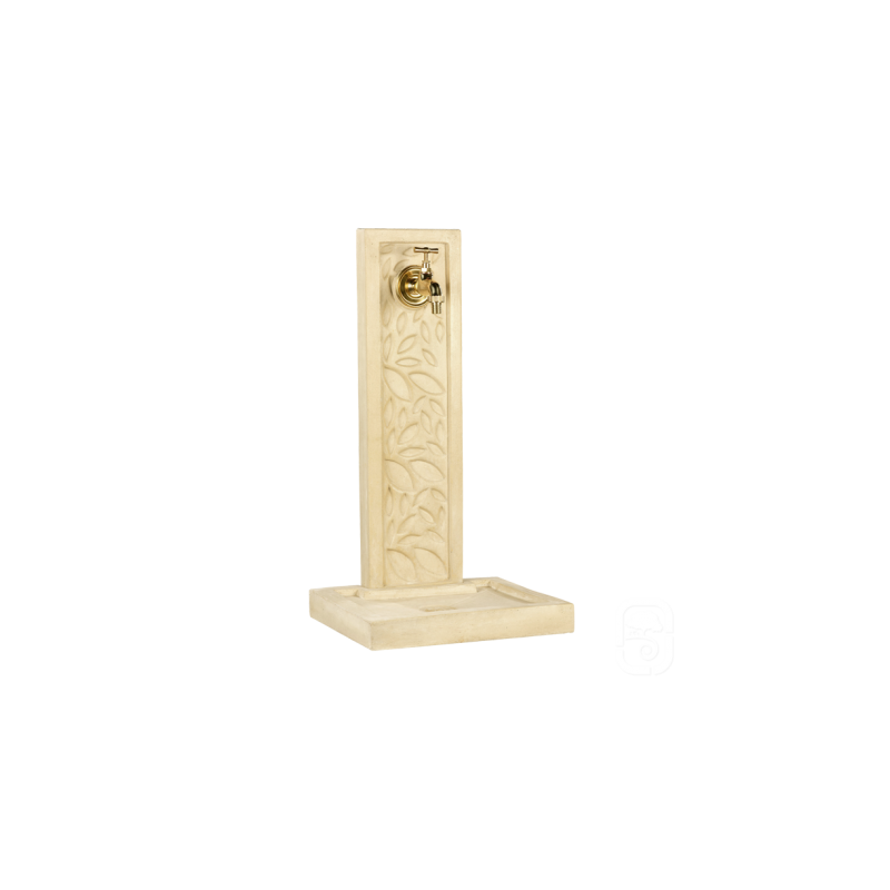 Fontaine murale LEAF ton pierre - 70 cm - HAIRIE GRANDON