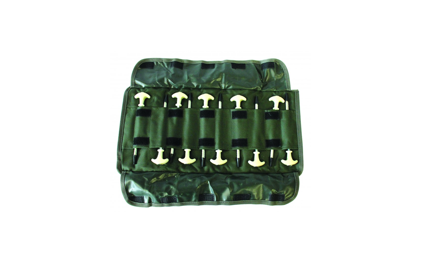 Sardines - 10 Piques Tente 20 cm Phospho Spécimen Carpe