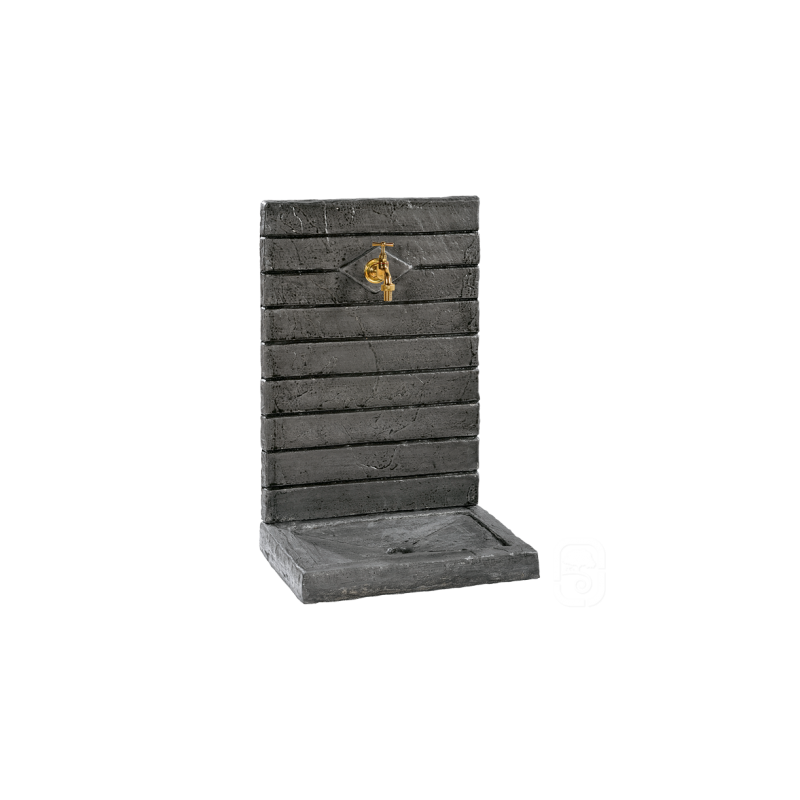 Fontaine murale contemporaine 260 anthracite - H 64cm - HAIRIE GRANDON