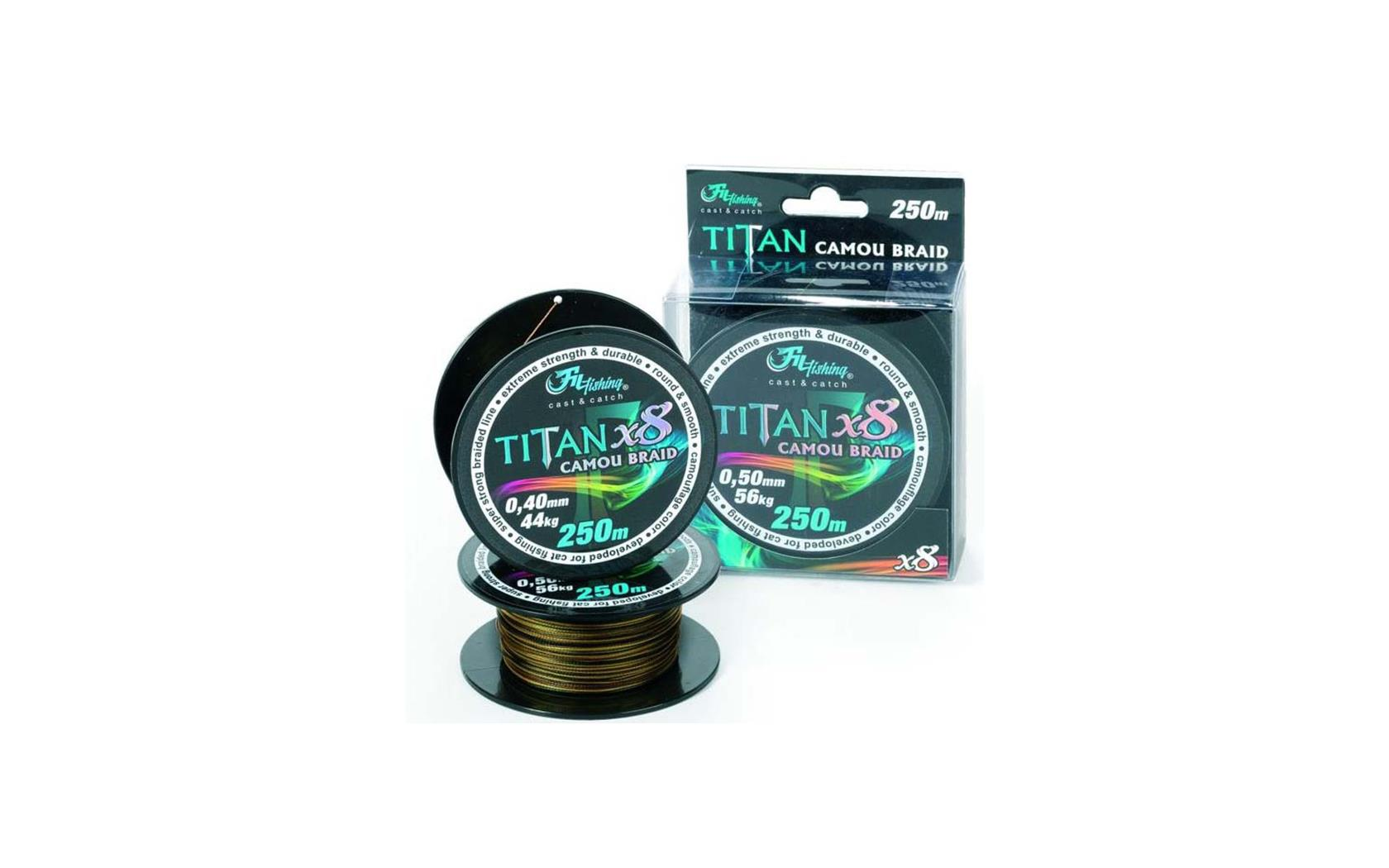Tresse Titan Braid Silure 70/100 mm-84,00 kg- 250m Filfishing