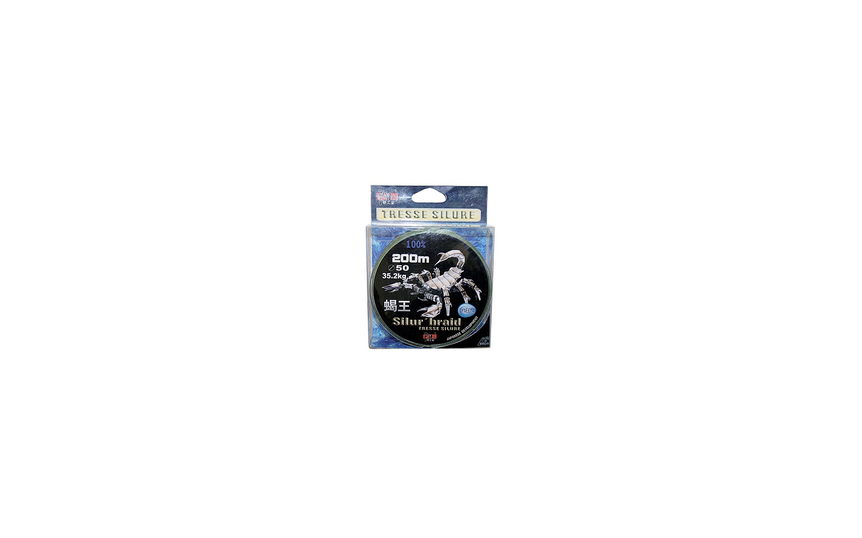 Tresse Silurbraid 70/100 mm-70,00 kg 200 m Pan