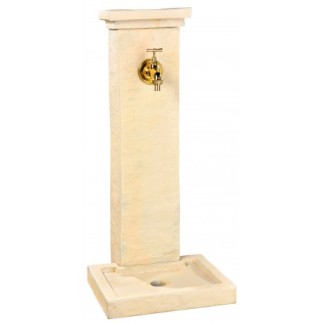 Fontaine borne schiste ton pierre - 82.5 cm - HAIRIE GRANDON