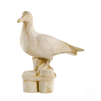 Mouette perchée - H 34cm - HAIRIE GRANDON