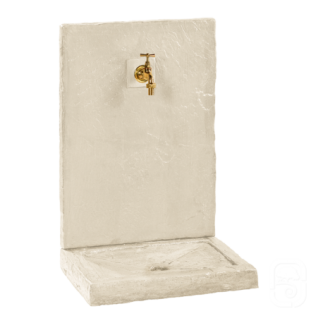 Fontaine murale ardoisé 185 pierre - H 74cm - HAIRIE GRANDON