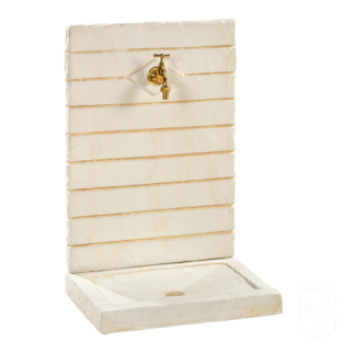 Fontaine murale contemporaine 187 pierre - H 74cm - HAIRIE GRANDON