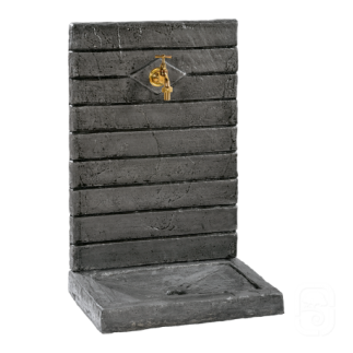 Fontaine murale contemporaine 250 anthracite - H 74cm - HAIRIE GRANDON