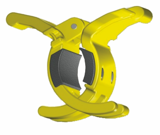 Pince -Clip Canne N°3 Diam 20 à 43 mm- Sachet de 2 Stonfo