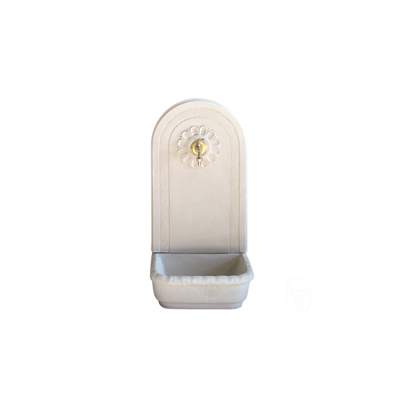 Fontaine Murale Valence Ton blanc - H 91cm - HAIRIE GRANDON