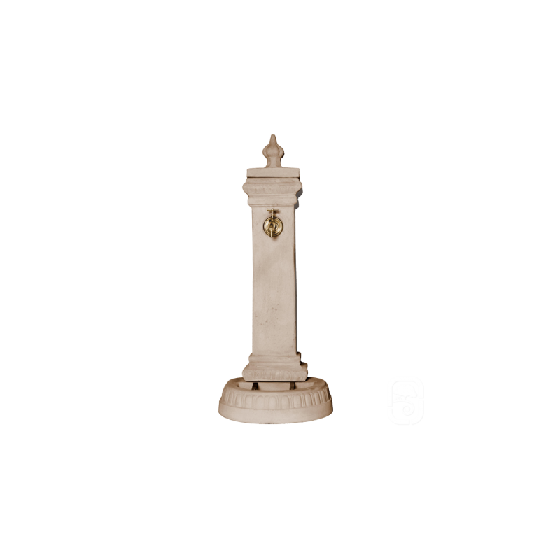 Borne fontaine Mistral Pierre vieillie - H 108cm - HAIRIE GRANDON