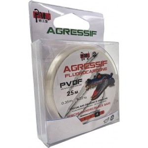 Nylon Perche/Sandre/Blackbass Fluoro PVDF AGRESSIF 25m Diam-30mm-6,75kg PAN