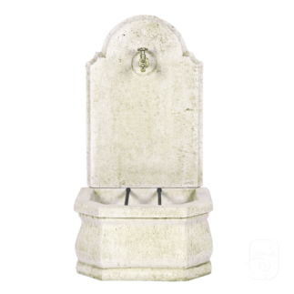 Fontaine murale fronton lisse ancienne - H 111cm - HAIRIE GRANDON
