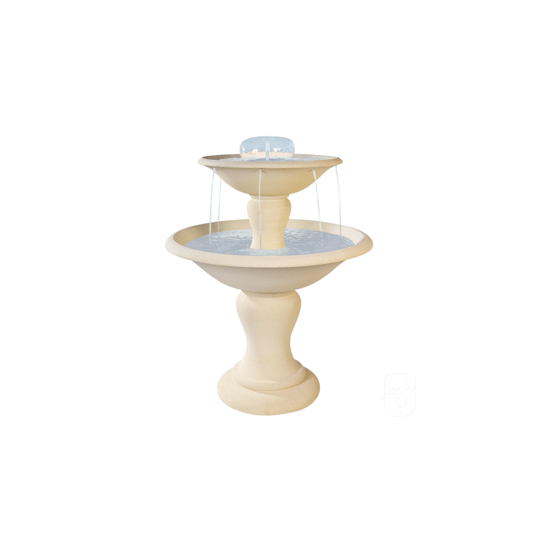 Fontaine centrale 710 à 2 coupes - H 95cm - HAIRIE GRANDON