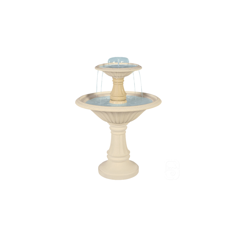 Fontaine centrale 900 en pierre - H 145cm - HAIRIE GRANDON