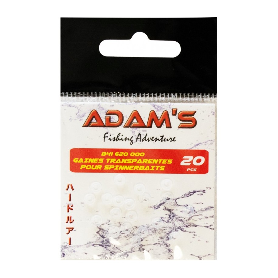Gaines Transparentes Carnassiers Pour Spinnerbaits (Sachet de 20) ADAM'S