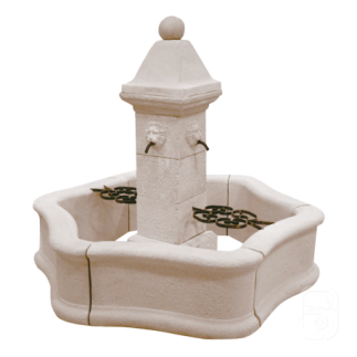 Fontaine Provence ton pierre - H 155cm - HAIRIE GRANDON