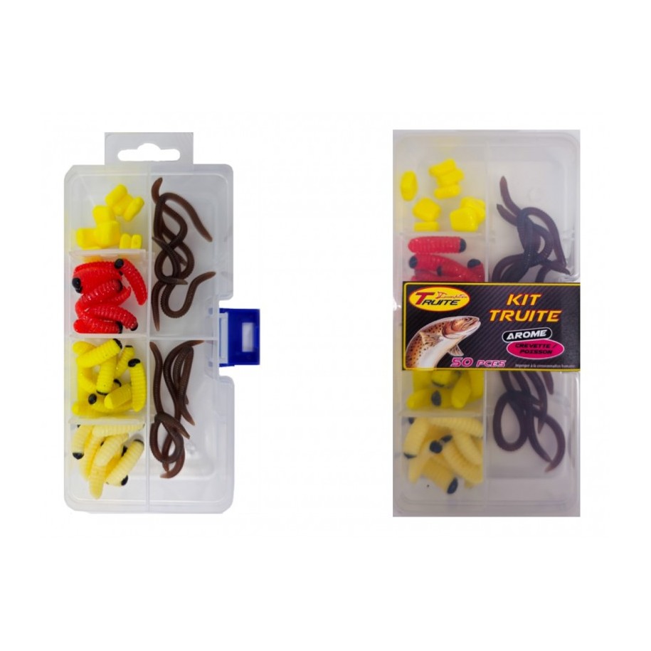 Kit Truite Loisirs ( Teignes -Vers- Mais Artificiels) TRUITE INNOVATION