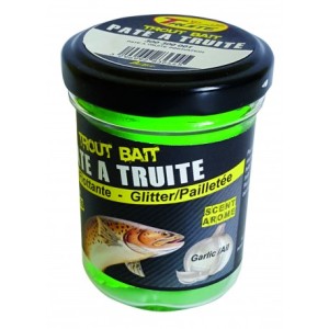 Pate à Truite Vert Fluo Ail Pot De 55 gr TRUITE INNOVATION