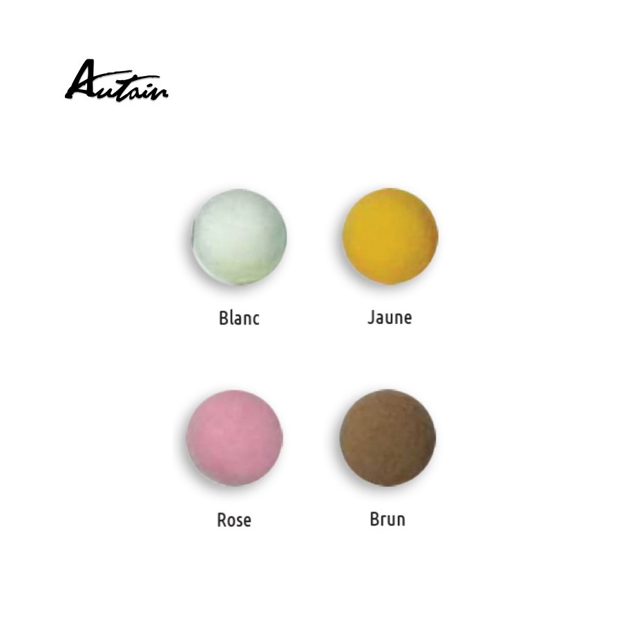 Pompons Micro Flottant 8 mm Blanc -Sachet de 70 -Pêche à La Souris ATOMIX