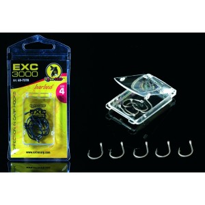Hameçons Carpe EXC 3000- Ham.N°8 Sachet de 10 EXTRA CARPE