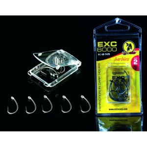 Hameçons Carpe Barbless EXC 6000 Ham.N°2 Sachet de 10 EXTRA CARPE