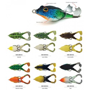 Leurre Carnassiers  Propell'Frog 90mm 15.75gr Green Marble ADAM'S