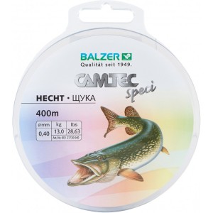 Nylon Camtec SpeciLine Brochet 400m 40/100-13.00kg- 28.63 lbs BALZER