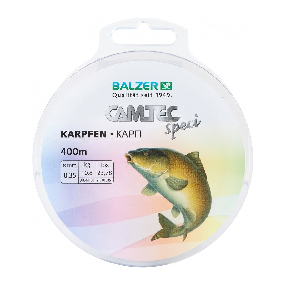 Nylon Camtec SpeciLine Carpe 400m 30/100-7.9kg- 17.40 lbs BALZER