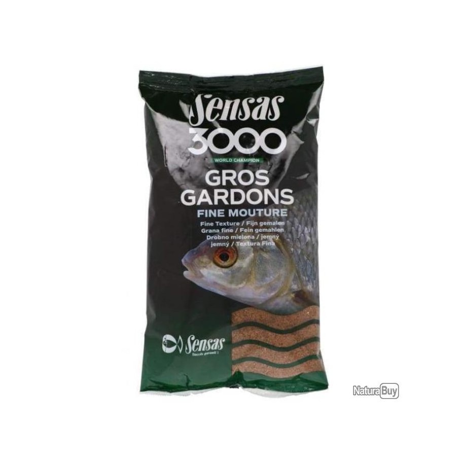 Amorce Coup Gros Gardons 3000 Fine Mouture 1 kg SENSAS