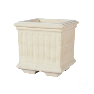 Bac carré 234 blanc - 40cm - HAIRIE GRANDON