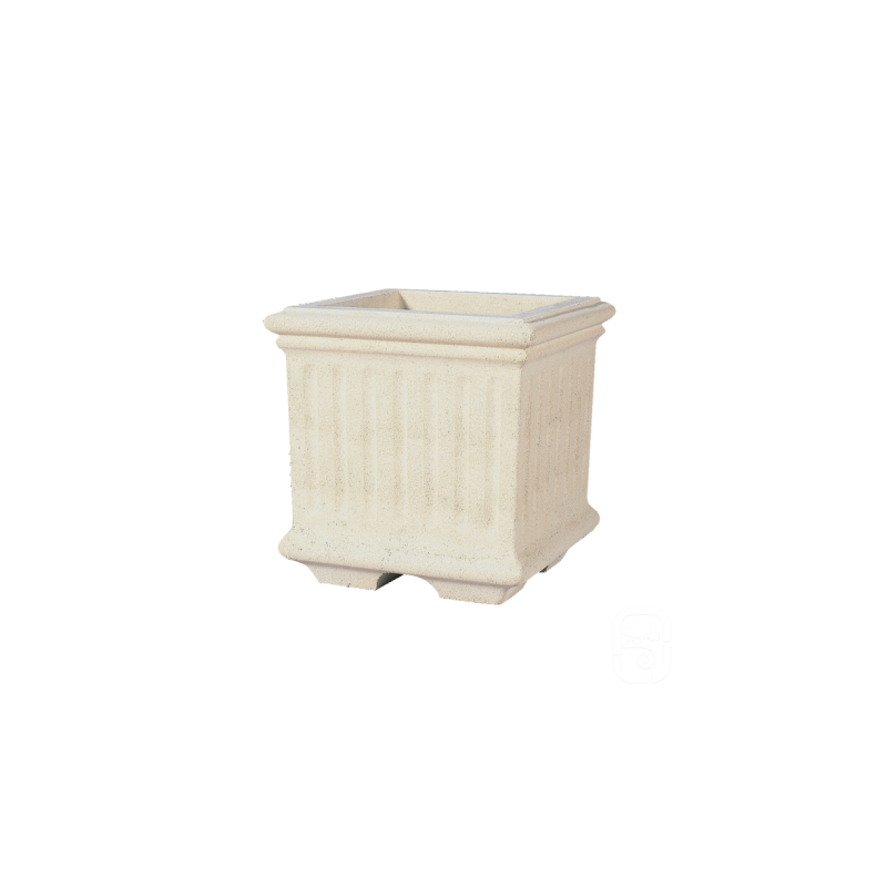 Bac carré 234 blanc - 40cm - HAIRIE GRANDON