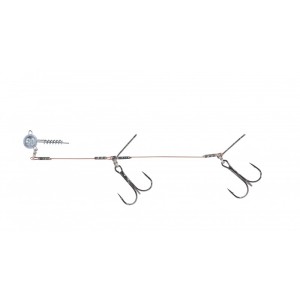 Système Montage Bas De Ligne Carnassiers Avec Tête Spirale 9 cm -5gr BALZER
