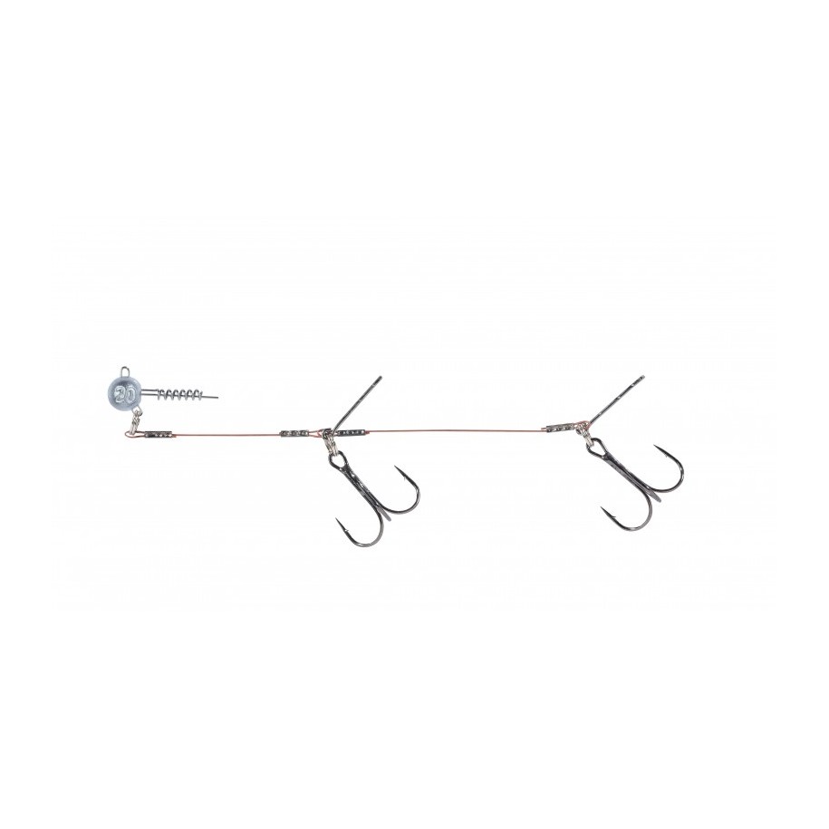 Système Montage Bas De Ligne Carnassiers Avec Tête Spirale 14 cm - 10gr BALZER