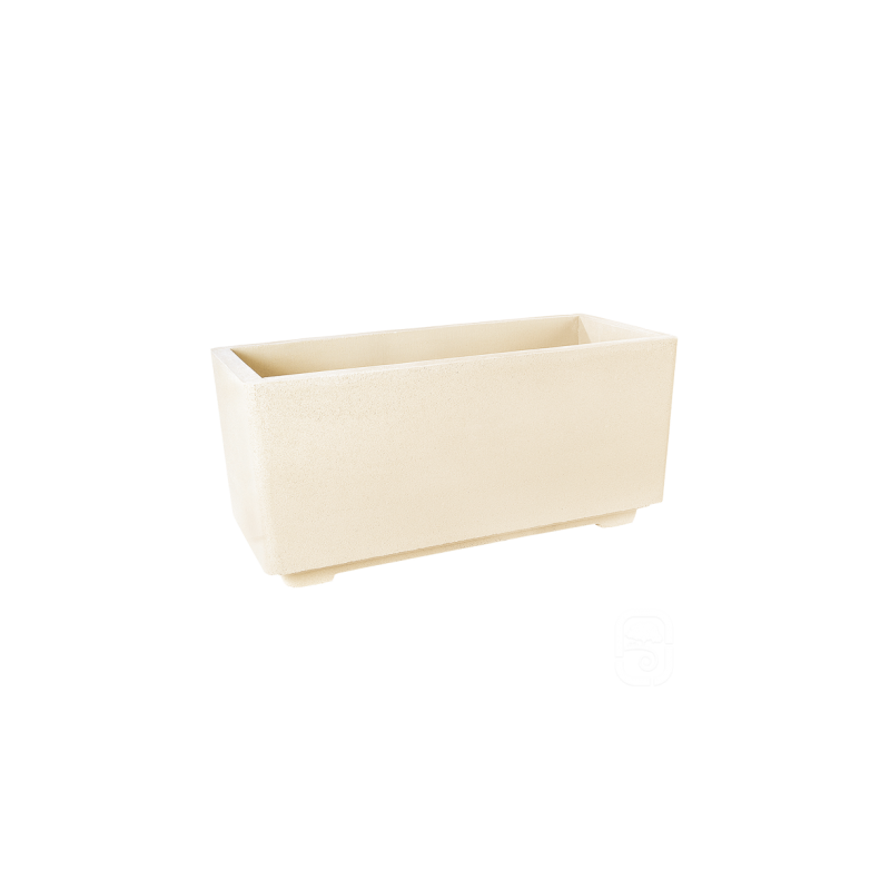 Bac béton pressé blanc - 92 cm - HAIRIE GRANDON