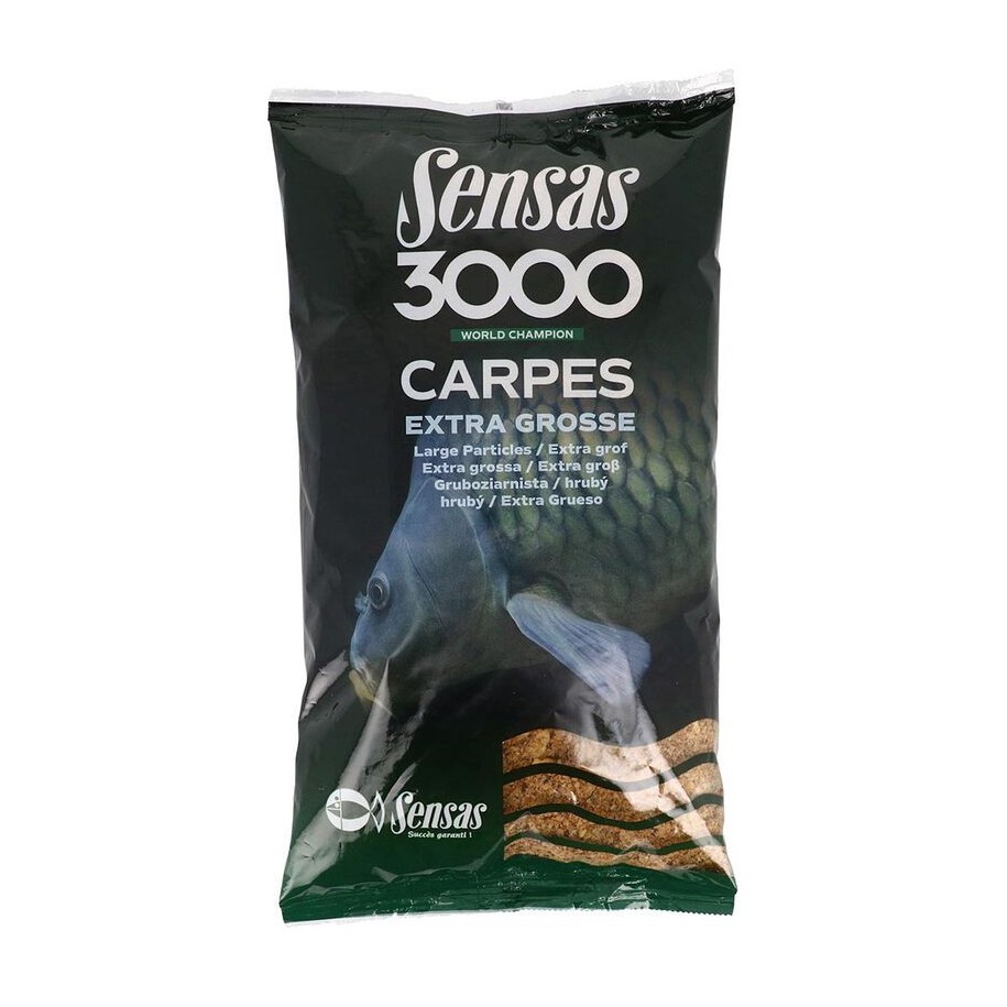 Amorce 3000 Carpe Extra Grosse 1kg Sensas