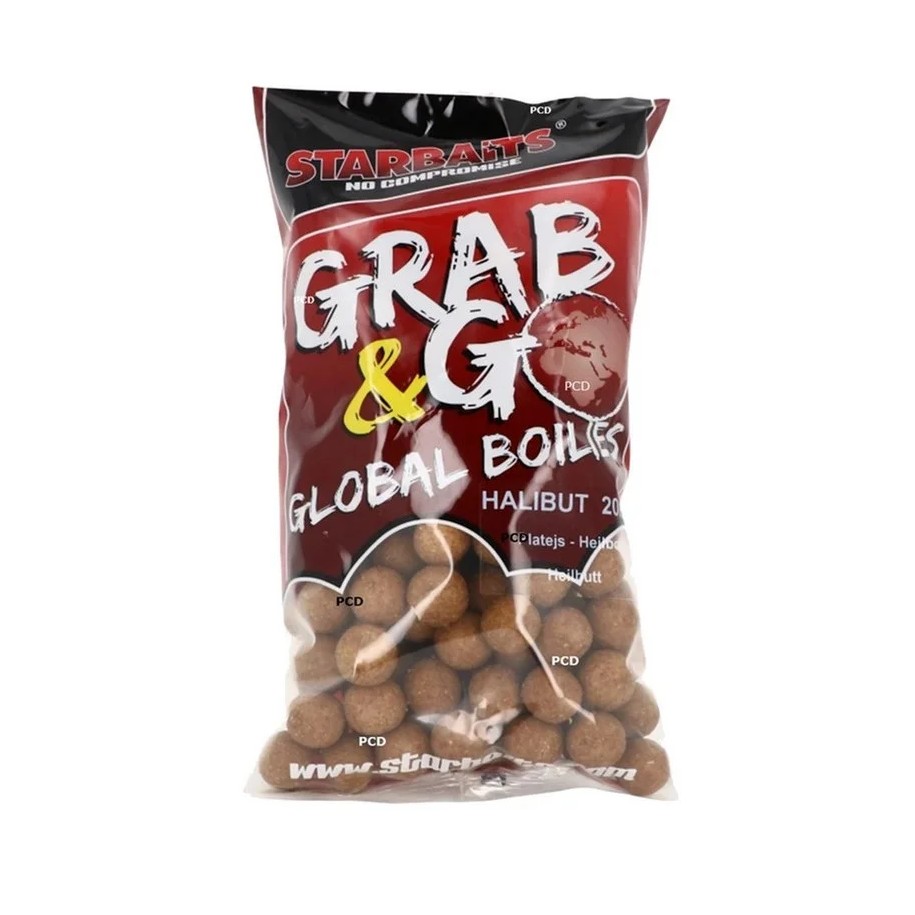 Bouillettes Carpe Grab Go Halibut 20 mm STARBAITS