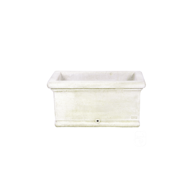 Bac lisse en pierre PJ60 ancien - 85 cm - HAIRIE GRANDON