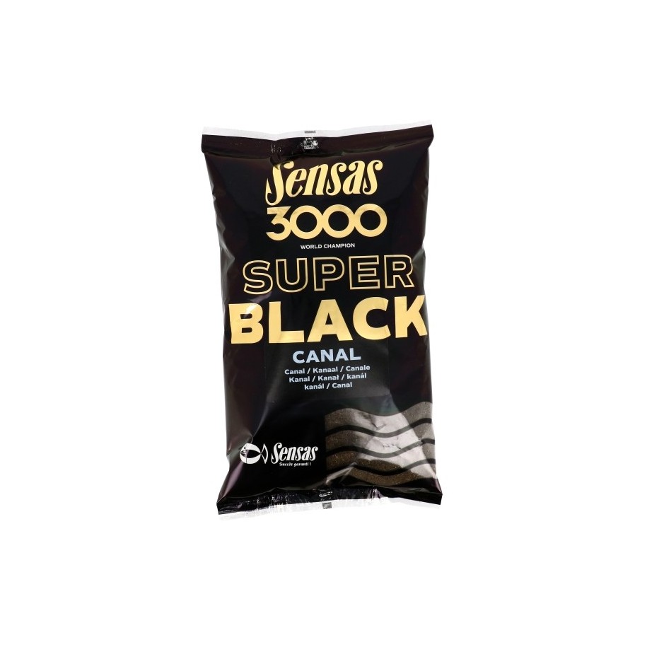 Amorce Super Black 3000 Canal 1 kg SENSAS