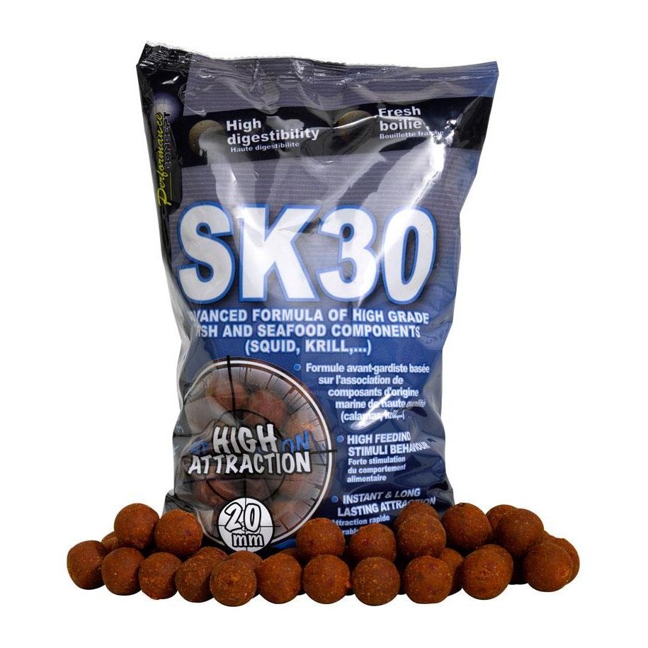 Bouillettes Carpe Performance Concept Sk 30 20mm 800gr STARBAITS