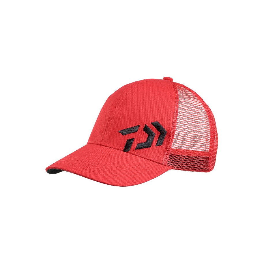 Casquette Rouge Avec Aération Taille Unique DAIWA