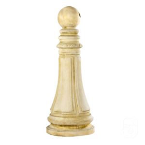 Borne Château ton pierre vieillie - H 84 cm - HAIRIE GRANDON