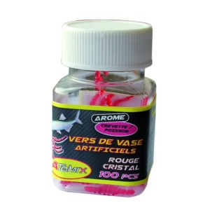 Vers de Vase Artificiels Truite pot de 100 ATOMIX