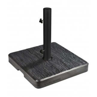 Pied de parasol aspect schiste ton ardoise - HAIRIE GRANDON