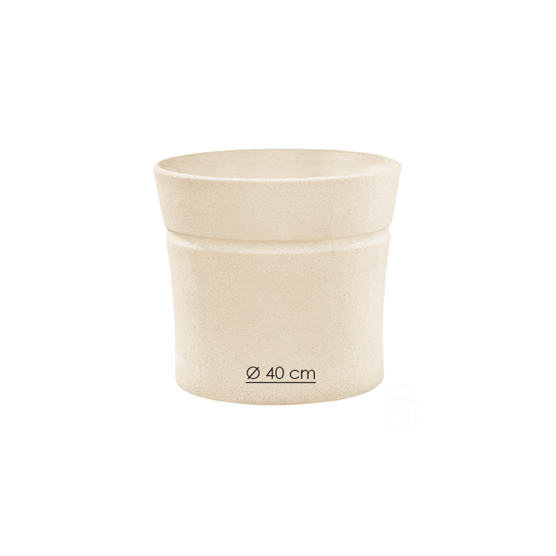 Pot Nova 131 blanc - Ø 40 cm - HAIRIE GRANDON