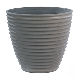 Pot cannelé 281 Nova anthracite - Ø 55 cm - HAIRIE GRANDON