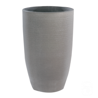 Vase haut béton pressé anthracite - 40 x 64 cm - HAIRIE GRANDON