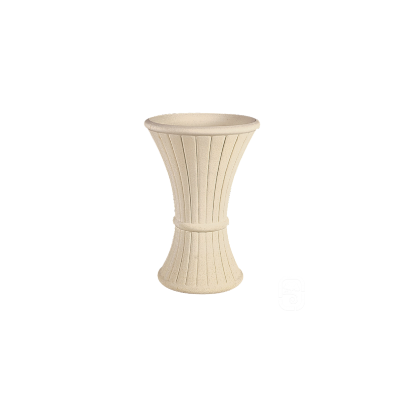 Panier cendrier marbre blanc - 49x70cm - HAIRIE GRANDON
