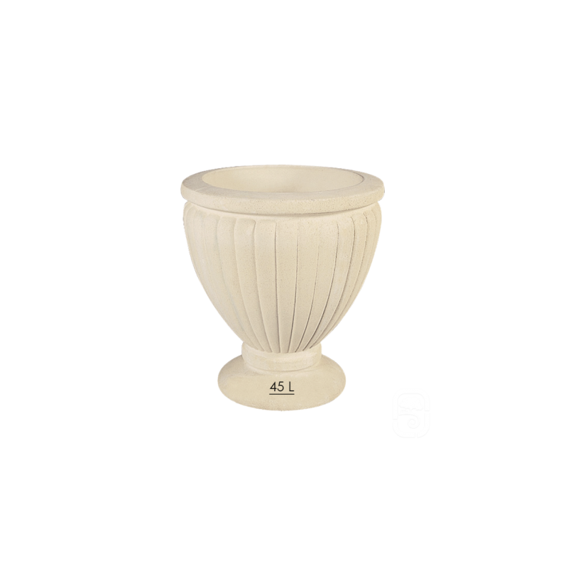 Pot 194 blanc - Ø 50 cm - HAIRIE GRANDON