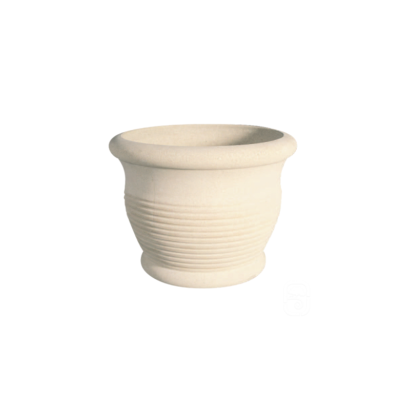 Pot rond 245 blanc - Ø 63 cm - HAIRIE GRANDON